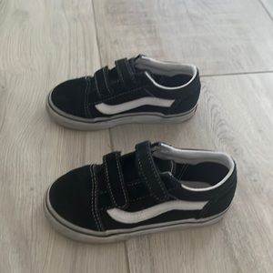 Unisex Van Toddler Sneaker with Velcro Straps.